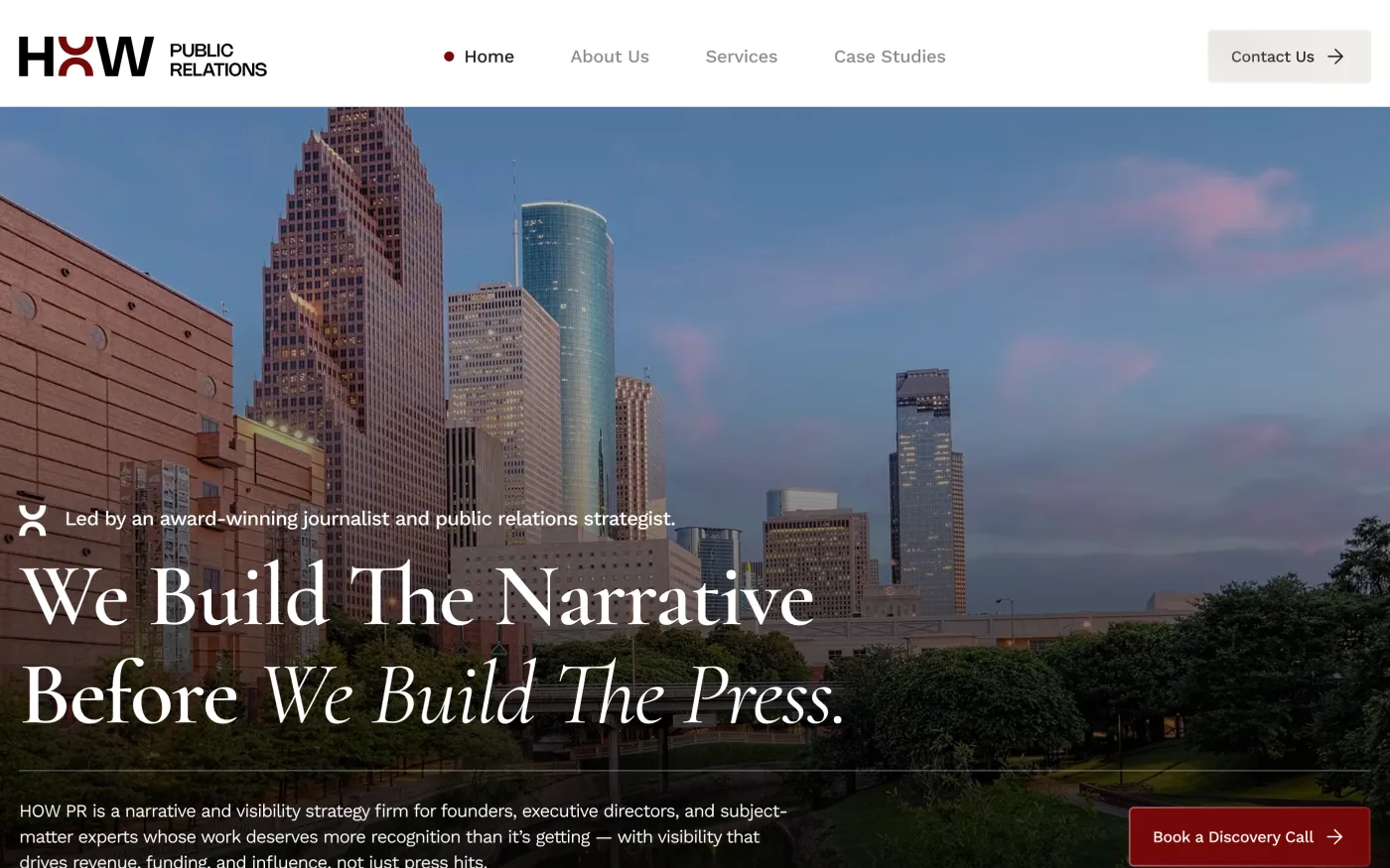 HOW PR website